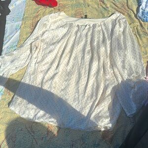 Black Polkadot blouse